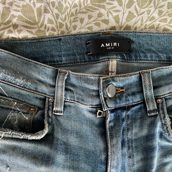 Amiri rosebowl patch jeans - Picture 7 of 8